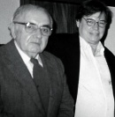 Athos e Tom Jobim. <em>Foto: Arquivo</em>